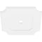 Ekena Millwork Locke Architectural Grade PVC Ceiling Medallion, 34"OD x 3"ID x 20 1/4"C x 1"P, One-Piece CMP34LE-03000 - alternate 3